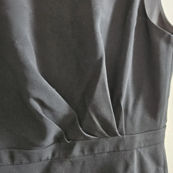 J.Crew 6P Black Shift Dress With Tulip Hem - Picture 4 of 8